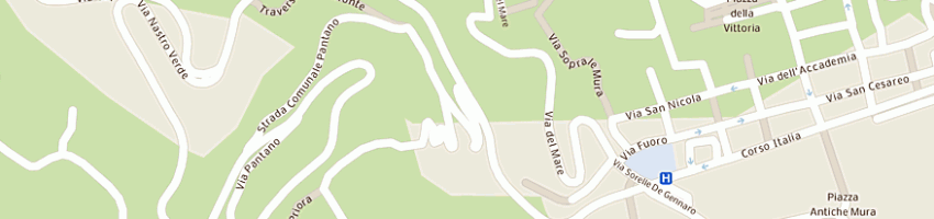 Mappa della impresa albergo la badia di picco marisa e c snc a SORRENTO