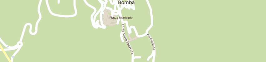 Mappa della impresa fiori e frutta   di di carlo rosario a BOMBA