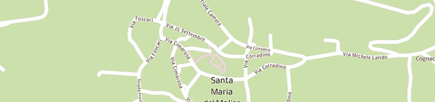 Mappa della impresa valentino alberino autocarrozzeria a SANTA MARIA DEL MOLISE
