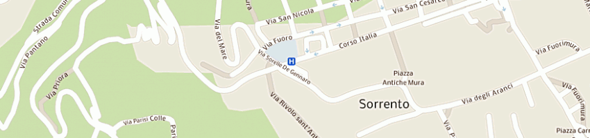 Mappa della impresa siis srl servizi integrati imballaggi sorrento a SORRENTO