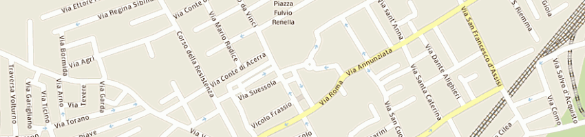 Mappa della impresa idrotermosanitari sasdi basile raffe c a ACERRA