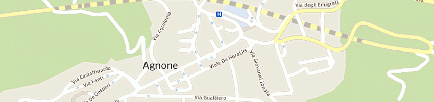Mappa della impresa gemeca srl a AGNONE