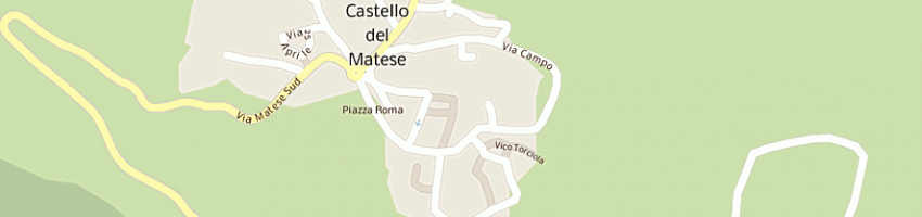 Mappa della impresa poste italiane a CASTELLO DEL MATESE