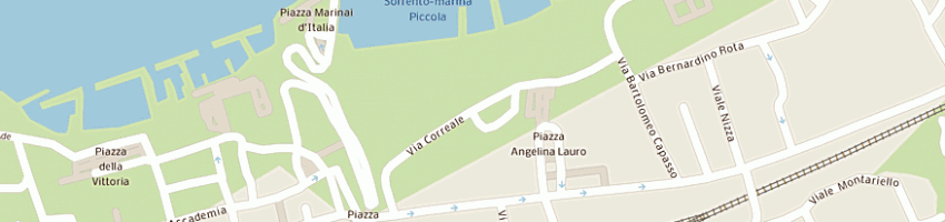Mappa della impresa ristorante tasso a SORRENTO