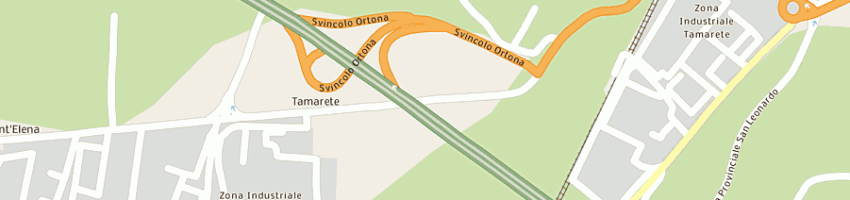 Mappa della impresa carrozzeria santilli di giovanni e mario -snc- a ORTONA