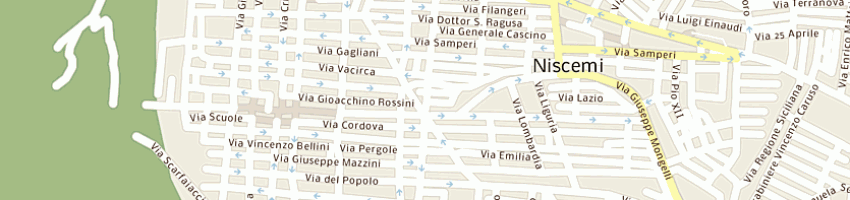 Mappa della impresa cunsolo vizzini francesco sas di cunsolo roberto massimo e c a NISCEMI