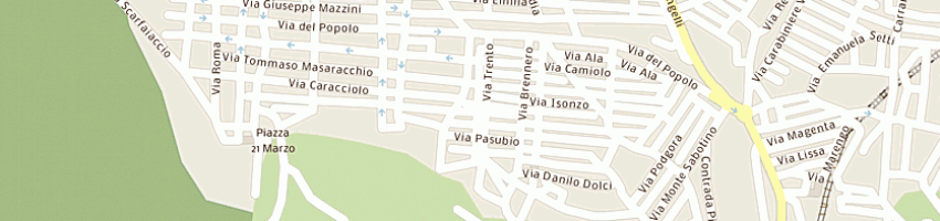 Mappa della impresa di noto gaetano a NISCEMI