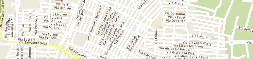Mappa della impresa preinox montaggi snc di zabatino antonino e c societa' in nome collettivo  a NISCEMI