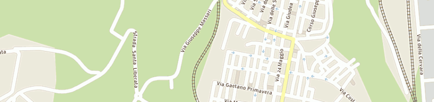 Mappa della impresa ristorante pizzeria black gull di chiarelli giuseppe franco a ORTONA