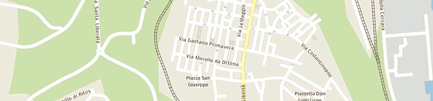 Mappa della impresa serra nicola a ORTONA