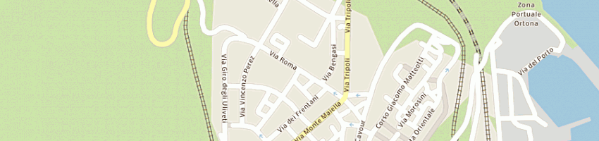 Mappa della impresa p e p di egidi a ORTONA