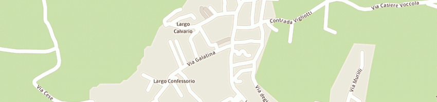 Mappa della impresa bar centrale  di pascarella antonio a CERVINO