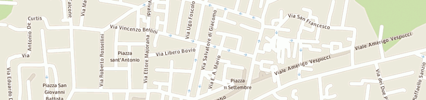 Mappa della impresa d'amore lorenzo a BRUSCIANO