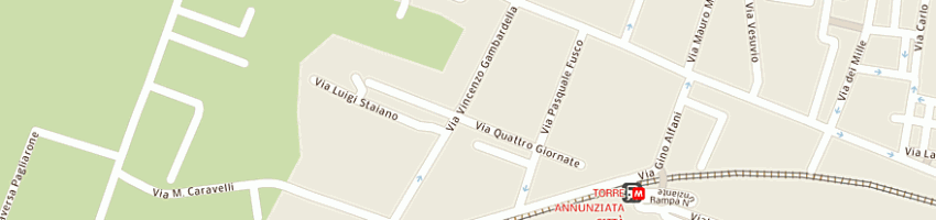 Mappa della impresa ''pizzeria u'saracino di saracino valeria e c sas a TORRE ANNUNZIATA
