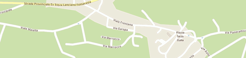 Mappa della impresa marini giuseppe a MOZZAGROGNA