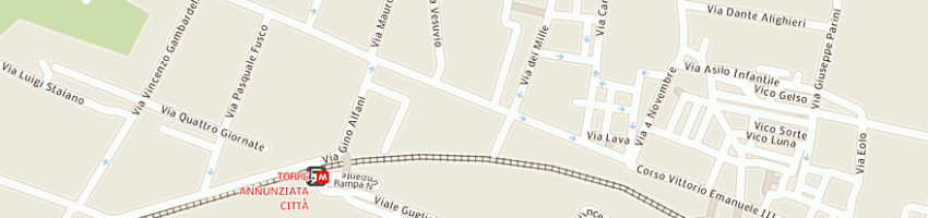 Mappa della impresa fotogramma - studio fotografico a TORRE ANNUNZIATA