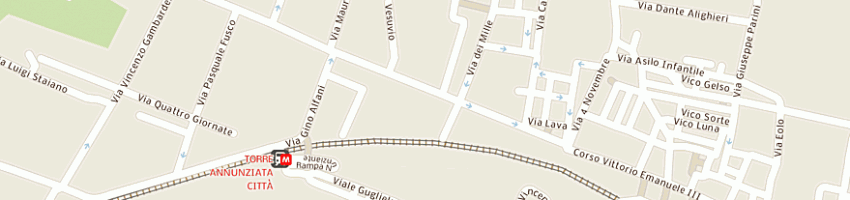 Mappa della impresa pastorini sas di rossi vincenzo a TORRE ANNUNZIATA