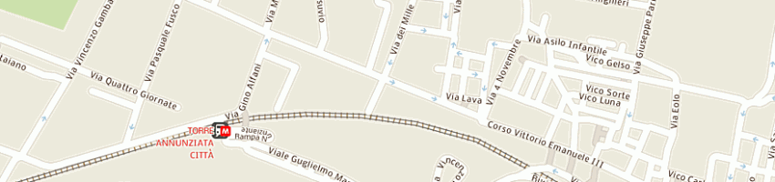 Mappa della impresa gallo luigi a TORRE ANNUNZIATA