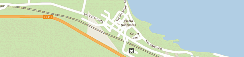 Mappa della impresa merlino giuseppa a CARONIA