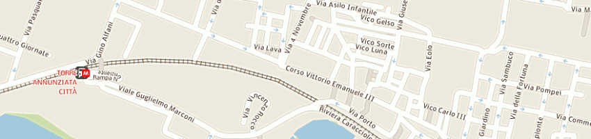 Mappa della impresa babuscio ermanno ottica sas a TORRE ANNUNZIATA