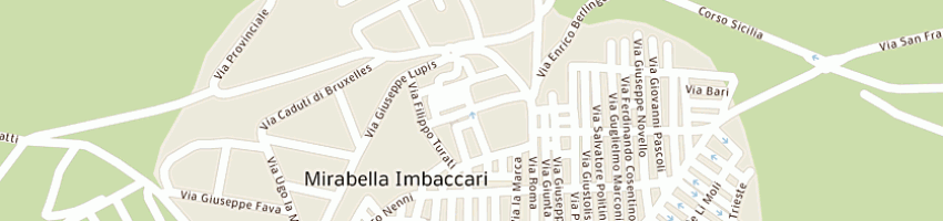 Mappa della impresa municipio a MIRABELLA IMBACCARI