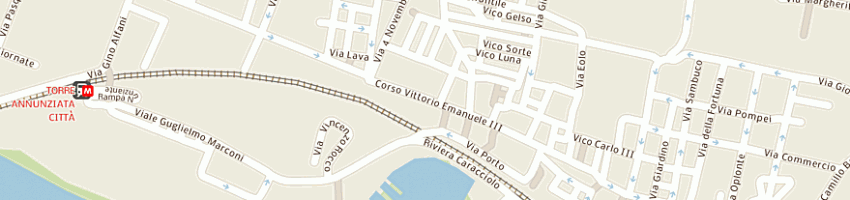 Mappa della impresa casa del corredo sas di aprea e c a TORRE ANNUNZIATA