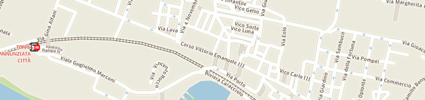 Mappa della impresa ricciuti vincenzo a NAPOLI