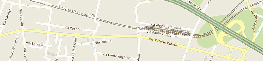 Mappa della impresa agenzia pao di vicidomini ersilia a TORRE ANNUNZIATA
