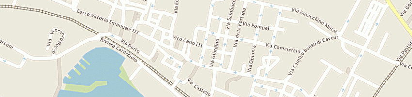 Mappa della impresa trio jeans srl a NAPOLI