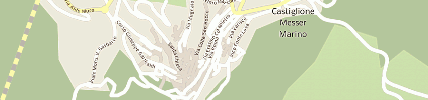 Mappa della impresa poste italiane a CASTIGLIONE MESSER MARINO