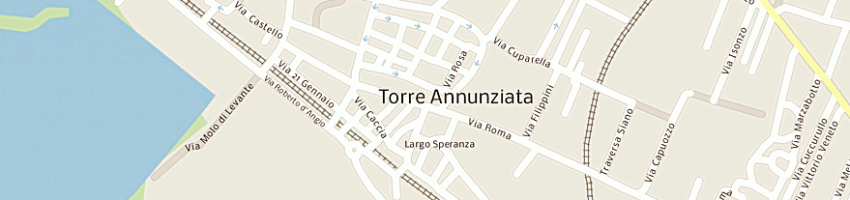 Mappa della impresa alimentari negri donato a TORRE ANNUNZIATA