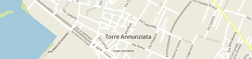 Mappa della impresa natale raffaelina a TORRE ANNUNZIATA