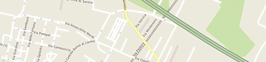 Mappa della impresa universal center a NAPOLI