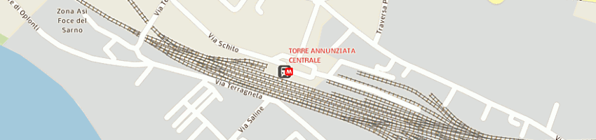 Mappa della impresa raiola beniamino a TORRE ANNUNZIATA