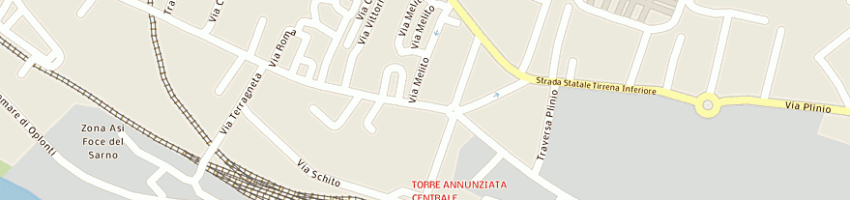 Mappa della impresa magi bar di alberto menichini e c snc a TORRE ANNUNZIATA