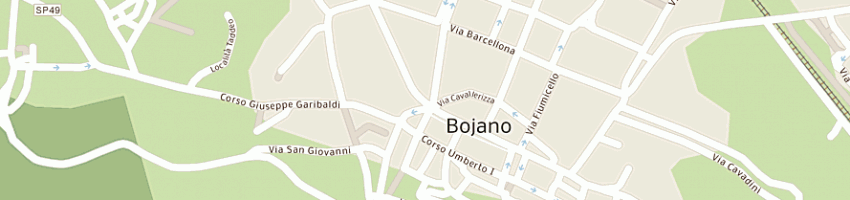 Mappa della impresa spina michele a BOJANO