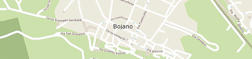Mappa della impresa bisciotti nicolina a BOJANO