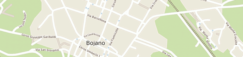 Mappa della impresa panificio priolo nino snc di priolo michele e c a BOJANO