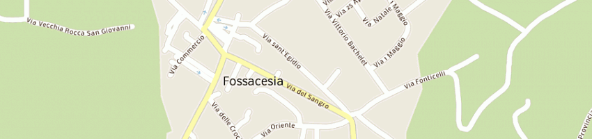 Mappa della impresa luci - zoo (srl) a FOSSACESIA