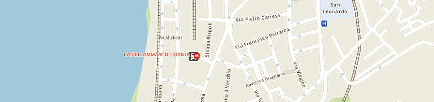 Mappa della impresa europrogetto srl a CASTELLAMMARE DI STABIA