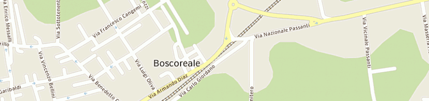 Mappa della impresa corpo forestale dello stato coordinamento regionale a BOSCOREALE