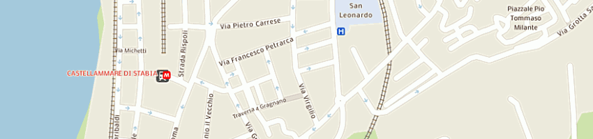 Mappa della impresa cars universal di pietro menetto a CASTELLAMMARE DI STABIA