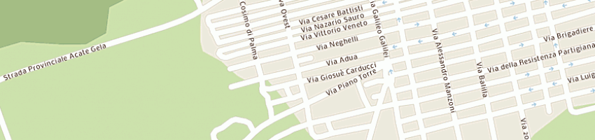 Mappa della impresa messineo francesco paolo a ACATE