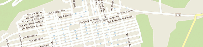 Mappa della impresa spada a ACATE