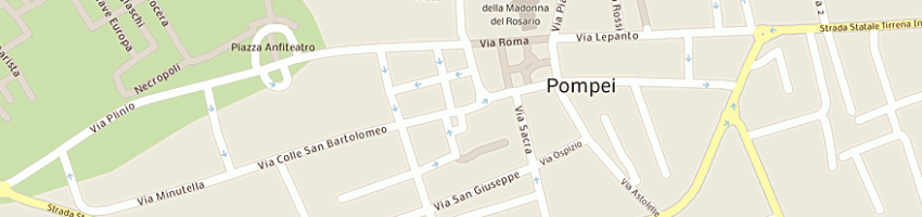Mappa della impresa malafronte giuseppe a POMPEI