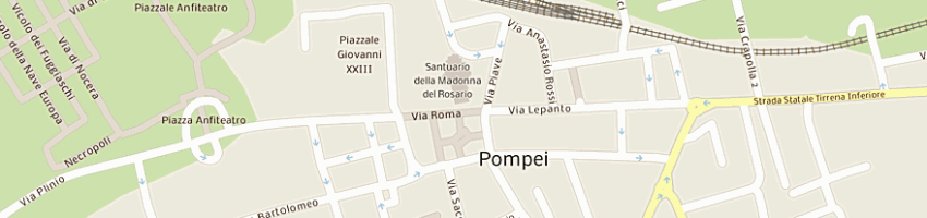Mappa della impresa sprint service sas di ferrara antonio e c a POMPEI
