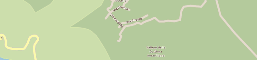 Mappa della impresa villa degli dei a POSITANO