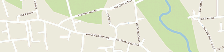 Mappa della impresa pizzeria la capannina a GRAGNANO