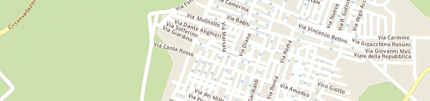 Mappa della impresa farruggio giuseppa a SANTA CROCE CAMERINA