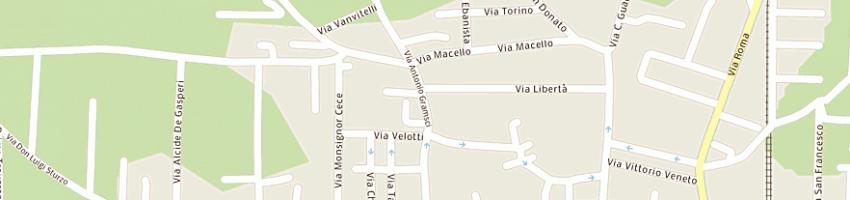 Mappa della impresa greco felice a CIMITILE